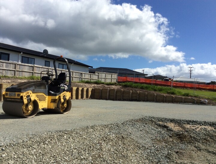 Roller   prepped site